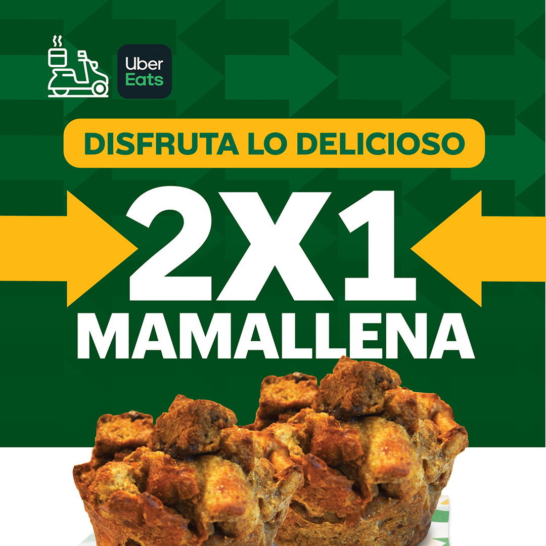 2x1 en Mamallenas - $2.00 - Uber Eats