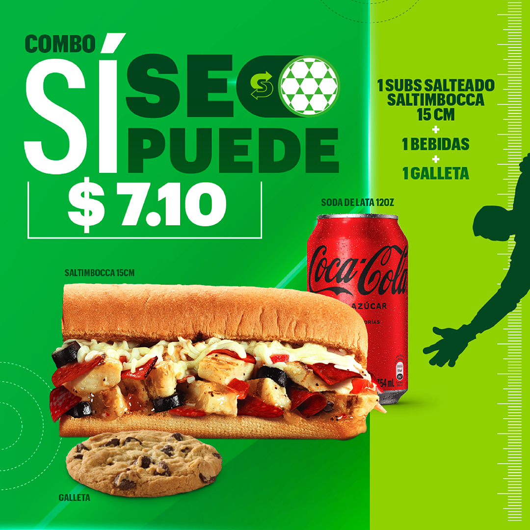 Combo s se puede promociones subway panam 