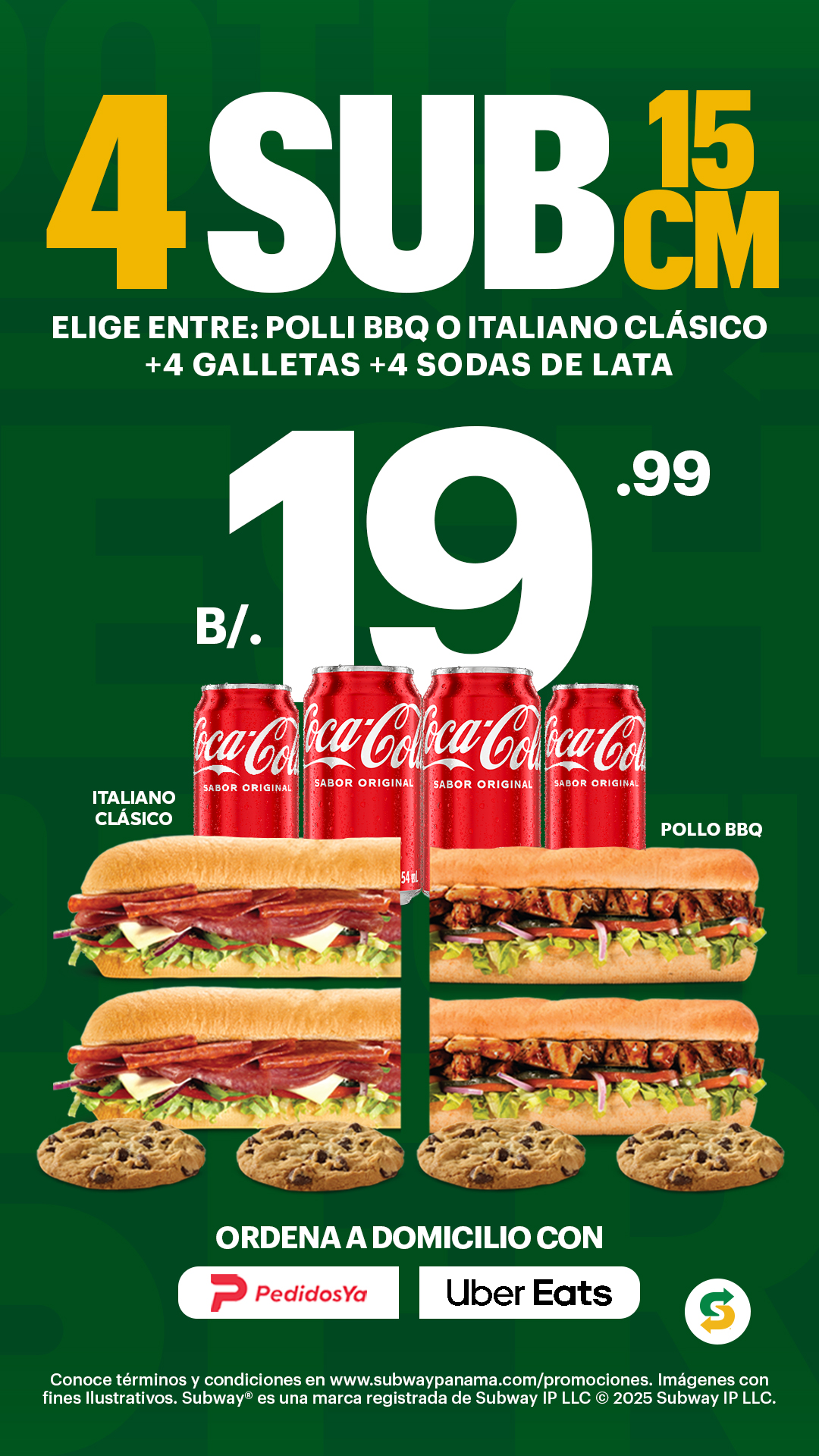 4-subs-15cm-4-galletas-y-4-sodas-de-lata-por-1999