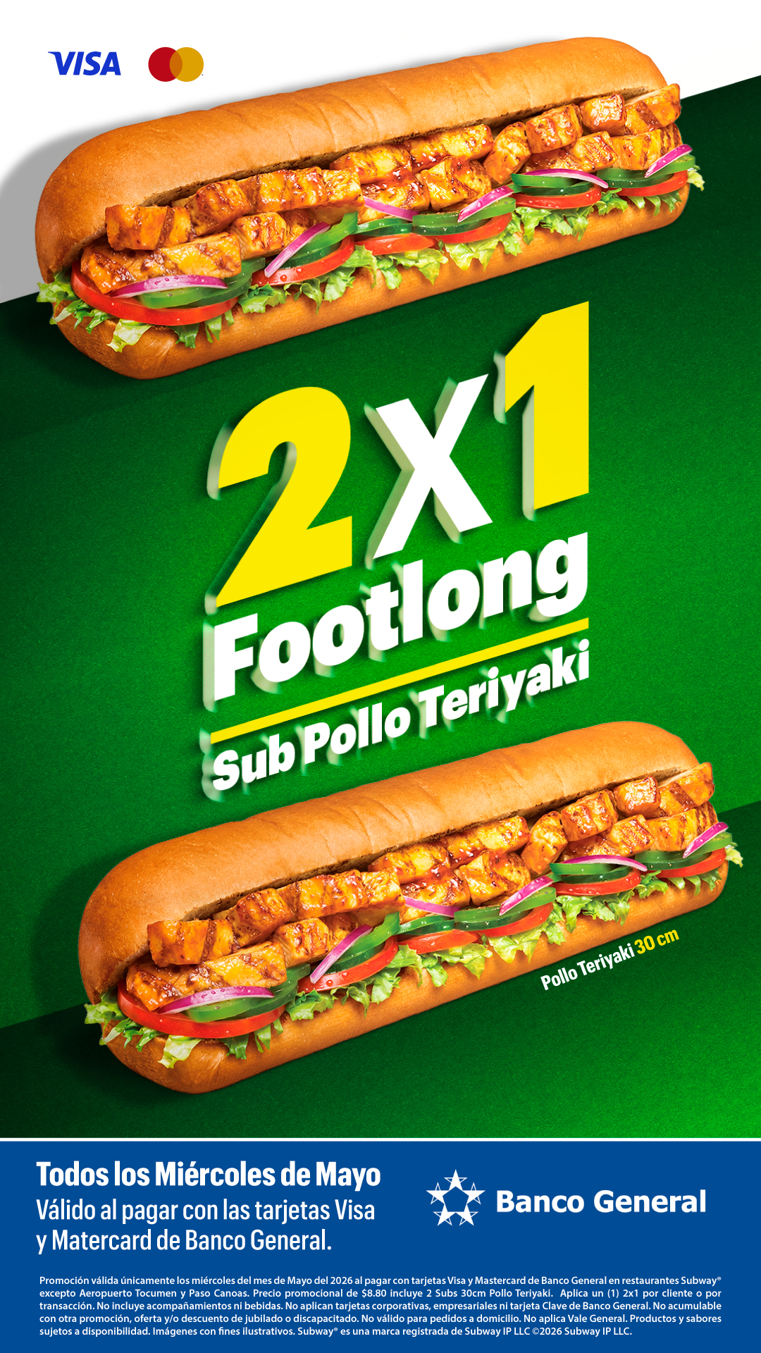 2x1-footlong-pollo-teriyaki-banco-general